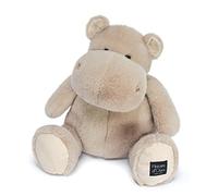 Histoire d'Ours - Peluche Hippopotame - Hip'Cool - Beige - 40 Cm - Grande Peluche Douce et Mignonne pour les Calins - Idée Cadeau de Naissance et Anniversaire pour Enfants - L'HIPPO - HO3094