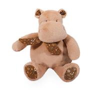Histoire d'Ours - Peluche Hippopotame - Hippo Bandana - Beige - 22 Cm - Peluche Douce et Mignonne pour les Calins - Idée Cadeau de Naissance et Anniversaire pour Fille et Garçon - L'HIPPO - HO3175