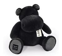 Histoire d'Ours - Peluche Hippopotame - HIPPO - Gris anthracite - 40 Cm - Grande Peluche Douce et Mignonne pour les Calins - Idée Cadeau de Naissance et Anniversaire pour Enfants - L'HIPPO - HO3207