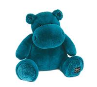 Histoire d'Ours - Peluche Hippopotame - Hip'Pop - Bleu - 40 Cm - Grande Peluche Douce et Mignonne pour les Calins - Idée Cadeau de Naissance et Anniversaire pour Enfants - L'HIPPO - HO3108
