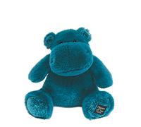 Histoire d'Ours - Peluche Hippopotame - Hip'Pop - Bleu Canard - 25 Cm - Peluche Douce et Mignonne pour les Calins - Idée Cadeau de Naissance et Anniversaire pour Fille et Garçon - L'HIPPO - HO3107
