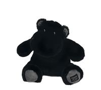 Histoire d'Ours - Peluche Hippopotame - Hip'Star - Noir - 25 Cm - Peluche Douce et Chic pour les Calins - Idée Cadeau de Naissance et Anniversaire pour Fille et Garçon - L'HIPPO - HO3105