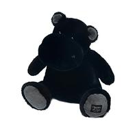 HISTOIRE D'OURS - Peluche Hippopotame - Hip'Star - Noir - 40 Cm - Grande Peluche Douce et Chic pour les Calins - Idée Cadeau de Naissance et Anniversaire pour Fille et Garçon - L'HIPPO - HO3106