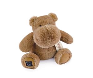 Histoire D'ours - Peluche Hippopotame marron chocolat chaud - 25 cm