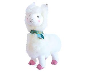 Histoire d'ours - Peluche Lama - Blanc - 30 cm - Cadeau Enfant - Je rêve ! - HO2798