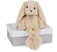 Histoire d'Ours - Peluche Lapin Beige - Copains Calins - Boîte Cadeau - Taille 40 Cm - Douce et Mignonne - Doudou Idée Cadeau de Naissance, Noël ou Anniversaire pour Fille et Garçon - HO2431