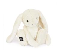 HISTOIRE D'OURS - Peluche Lapin Blanc - Collection LE LAPIN - 32 cm - Très Doux pour les Câlins - Longues Oreilles A Caresser - Idée Cadeau Anniversaire Enfant et Doudou pour Bébé - HO3242
