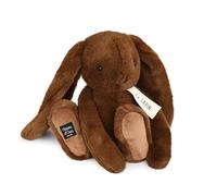 HISTOIRE D'OURS - Peluche Lapin - Collection LE LAPIN - Couleur Café - Compagnon Douceur et Câlins Infinis - 32 cm - Idée Cadeau Inoubliable Pour Petits et Grands Enfants - HO3250