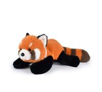 Histoire D’Ours - Peluche Panda Roux 32 cm Allongé - Collection Sierra Le Panda - Doudou Bébé Ultra Doux - Compagnon Câlin et Apaisant dès la Naissance - Cadeau Original pour Enfants - HO3339