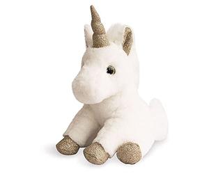 HISTOIRE D'OURS - Peluche Licorne - Blanc & Or - 23 cm - Collection Je rêve ! - Peluche Toute Douce - Idée Cadeau Naissance pour Bébé et Cadeau Anniversaire Enfants - Boite Cadeau - HO2659