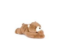Histoire d'ours - Peluche Ours - Podcoll - Beige - 40 cm - Épaule - HO3363 | Doudou Ultra Doux à Poser sur l'Épaule - Pattes Lestées - Compagnon Réconfortant au Design Attirant - Idée Cadeau Enfant