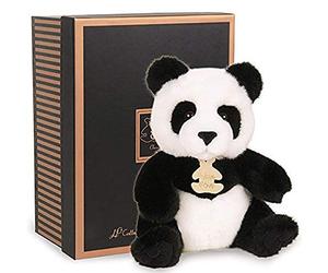 Histoire d'Ours - Peluche Panda - Les Authentiques - Boîte Cadeau - Noire et Blanche - 20 Cm - Idée Cadeau de Naissance et Anniversaire Fille et Garçon - HO2212