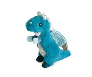HISTOIRE D'OURS - Peluche Porte-Clés - Collection Jungle Chic - Grégoire Le Dragon - 15 cm - Couleur Verte - Adapté dès 24 mois - Lavable en Machine à 30° pour Jeunes Aventuriers - HO2995