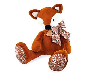 HISTOIRE D'OURS - Peluche Renard Très Grande Taille - Copains Câlins Collection - 60 cm - Douceur et Compagnie pour Enfants et Adultes, Cadeau pour Tous Âges -Couleur Naturelle - HO3198