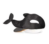 HISTOIRE D'OURS - Peluche XXL Orque - Peluche Géante Poisson 80 cm - Blanc/Noir - Collection Trésors Marins - Idée Cadeau de Naissance - Compagnon Tout Doux Pour Les Câlins Enfants - HO3078