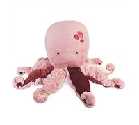 Histoire d'Ours - Pieuvre en Peluche XXL - Peluche Géante 40 x 30 cm - Rose - Idée Cadeau - Trésors Marins - HO3076