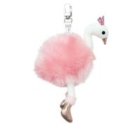 Histoire d'Ours Porte Clé Cygne Rose