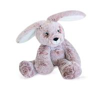 HISTOIRE D'OURS - Sweety Mousse - Peluche Lapin 25 Cm - Doudou Bébé Dès la Naissance - Cadeau Naissance pour Filles et Garçons - Peluche Douce Lavable - Boîte Cadeau pour Offrir - HO3065