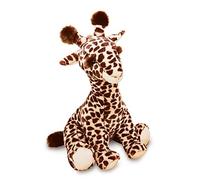HISTOIRE D'OURS - Très Grande Peluche Girafe - 50 cm - Blanc/Marron - Lisi La Girafe Collection Terre Sauvage - Peluche Douce et Réaliste pour Câlins Enfants - Idée Cadeau Naissance Bébé- HO3041