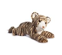 HISTOIRE D'OURS - Très Grande Peluche Tigre - 50 cm - Collection Bengaly Le Tigre - Marron/Noir - Idée Cadeau de Naissance - Compagnon Réaliste Tout Doux pour Les Câlins Enfants - HO3062