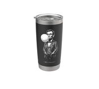 Histoire drôle d'Abraham Lincoln Blowing Savon Bubble Gobelet isotherme en acier inoxydable double paroi