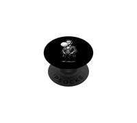 Histoire drôle d'Abraham Lincoln Blowing Savon Bubble PopSockets PopGrip Adhésif