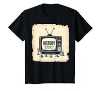 Histoire drôle : télé-réalité mais Pas Faux T-Shirt, Enfant, Noir, 8 Ans