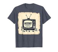Histoire drôle : télé-réalité mais Pas Faux T-Shirt, Homme, Bleu Chiné, 5XL