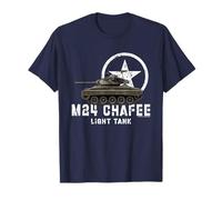 Histoire du char léger américain M24 Chafee fête des pères T-Shirt
