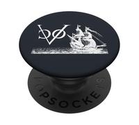 Histoire du Commerce Maritime de la Compagnie néerlandaise des Indes Unies VOC PopSockets PopGrip Adhésif