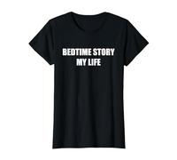 Histoire du Coucher : Ma Vie T-Shirt, Femme, Noir, S