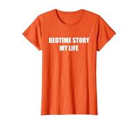 Histoire du Coucher : Ma Vie T-Shirt, Femme, Orange, M
