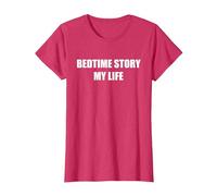 Histoire du Coucher : Ma Vie T-Shirt, Femme, Rouge Chiné, L