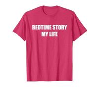 Histoire du Coucher : Ma Vie T-Shirt, Homme, Rouge Chiné, S