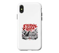 Histoire du désert de la Pyramide égyptienne de Gizeh éternelle Coque pour iPhone X/XS