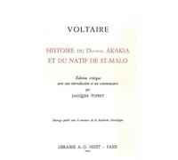 Histoire Du Docteur Akakia Et Du Natif De St-Malo