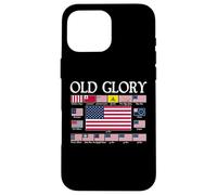 Histoire du Drapeau américain « Old Glory » Coque pour iPhone 16 Pro Max