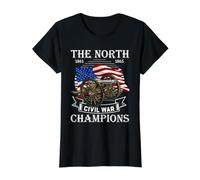 Histoire du Drapeau de l'Union des Champions de la Guerre Civile 1861-1865 T-Shirt Graphique avec Valeur