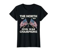 Histoire du Drapeau de l'Union des Champions de la Guerre Civile 1861-1865 T-Shirt Graphique avec Valeur