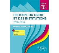 Histoire du droit et des institutions (1750-1914)