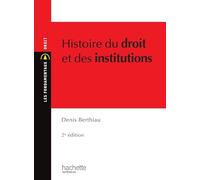 Histoire du droit et des institutions