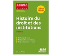 Histoire Du Droit Et Des Institutions