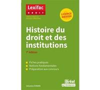 Histoire du droit et des institutions Sébastien Evrard (Auteur)