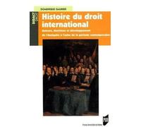Histoire DU DROIT INTERNATIONAL