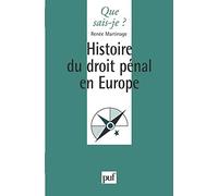 Histoire Du Droit Pénal En Europe
