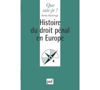 Histoire du droit pénal en Europe