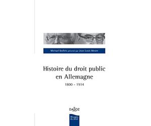 Histoire du droit public en Allemagne - 1800-1914