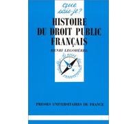Histoire du droit public français