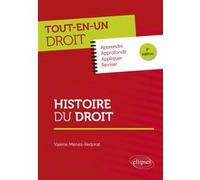 Histoire du droit Valérie Menes-Redorat (Auteur)