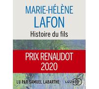 Histoire du fils 1 CD audio - Marie-Hélène Lafon - Lizzie - Univers Audio - Texte lu (CD) - Textes lus CD